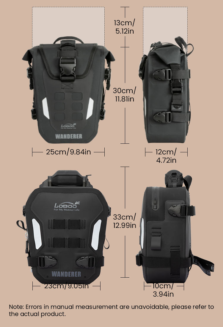 Sac de protection gonflable LOBOO Wanderer (BHGB05T) | AYS Motors