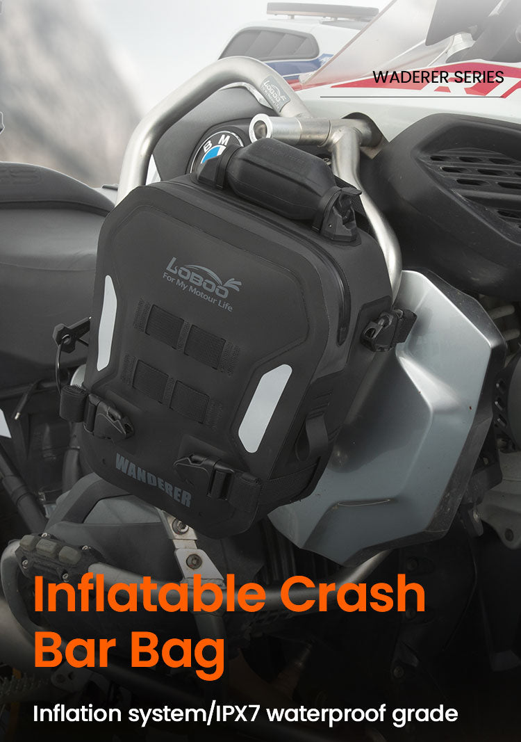 LOBOO Wanderer Inflatable Crash Bar Bag (BHGB05T) | AYS Motors
