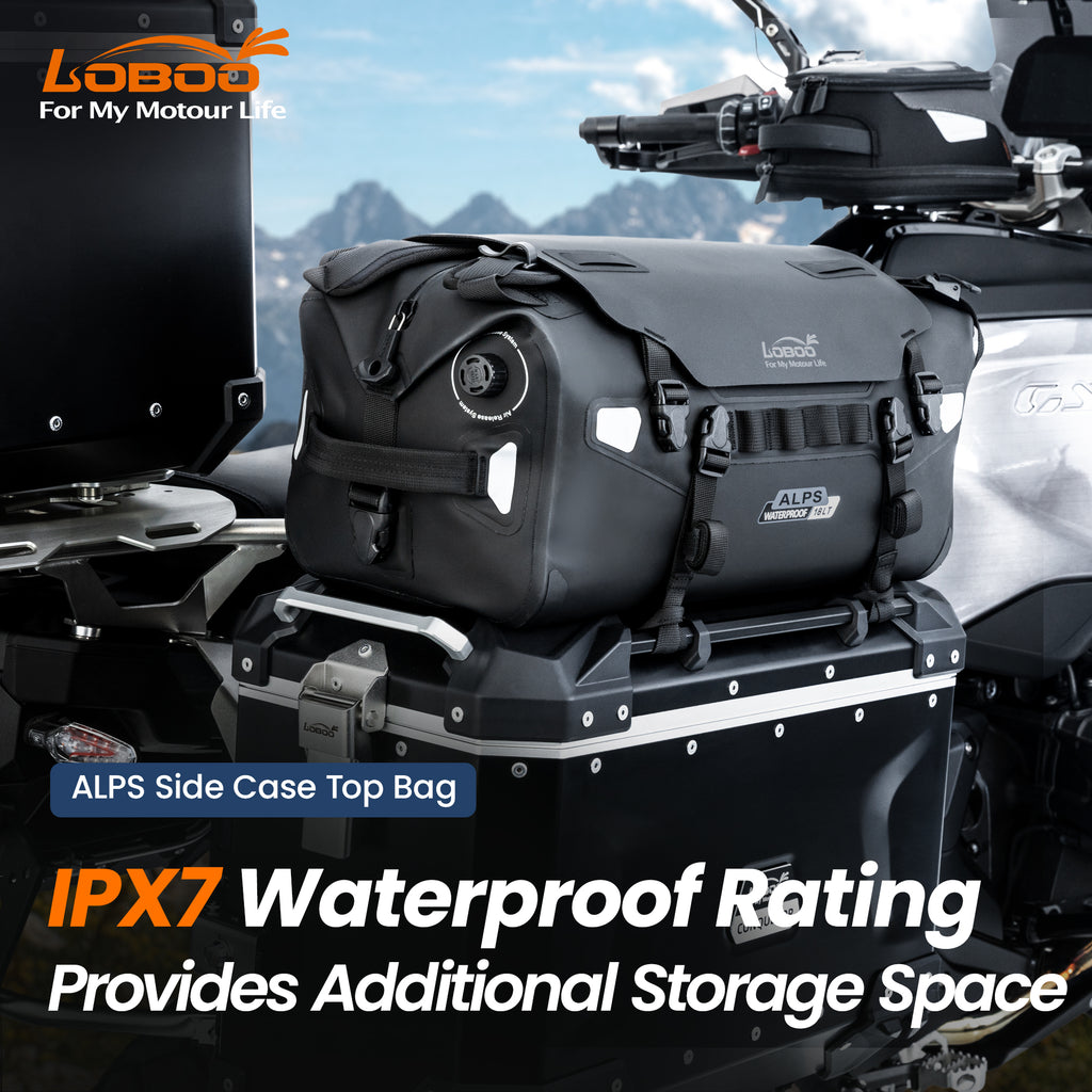 LOBOO Alps Serie 18L TPU Wasserdichte Hecktasche – Der ultimative Allwetter-Tourenbegleiter