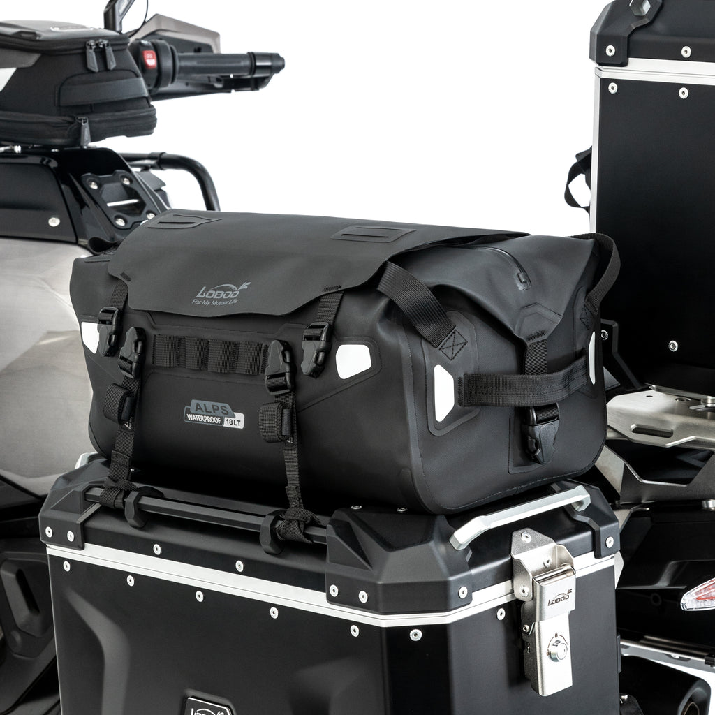 LOBOO Alps Serie 18L TPU Wasserdichte Hecktasche – Der ultimative Allwetter-Tourenbegleiter