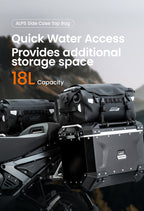 LOBOO Alps Serie 18L TPU Wasserdichte Hecktasche – Der ultimative Allwetter-Tourenbegleiter