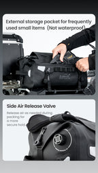 LOBOO Alps Serie 18L TPU Wasserdichte Hecktasche – Der ultimative Allwetter-Tourenbegleiter