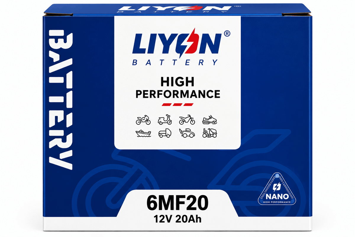 Batteria AGM per moto LIYON YTX20L-BS 12V 20Ah – 270A CCA