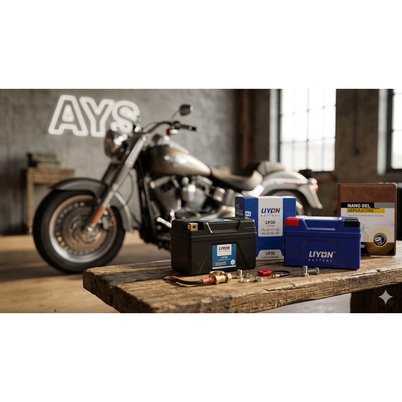 LIYON LP30 Lithium Motorradbatterie (12Ah) für Harley-Davidson | AYS