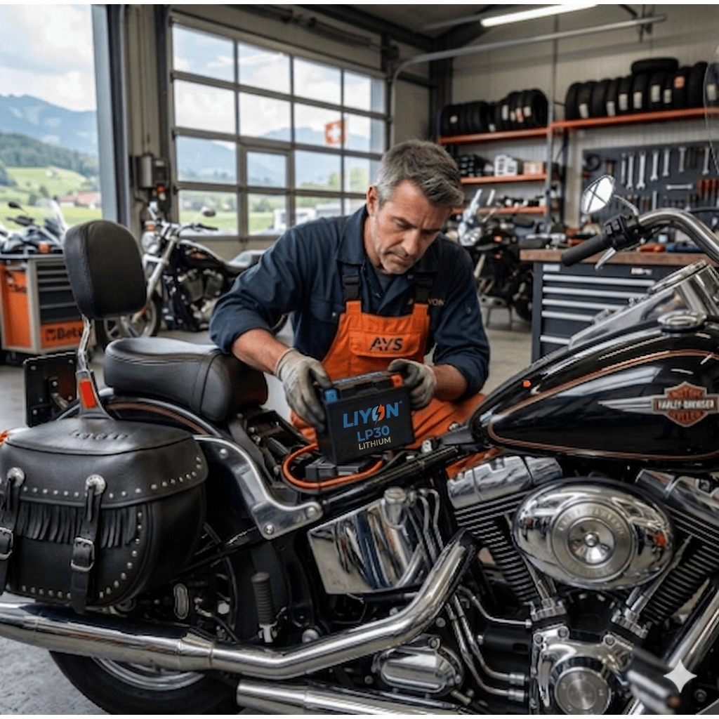LIYON LP30 Lithium Motorradbatterie (12Ah) für Harley-Davidson | AYS