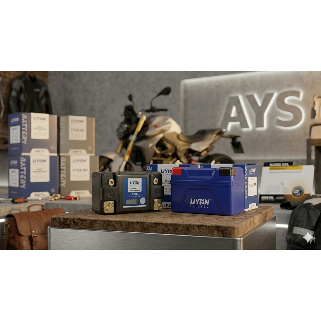 LIYON LP20 Lithium Motorradbatterie (7.8Ah) | AYS