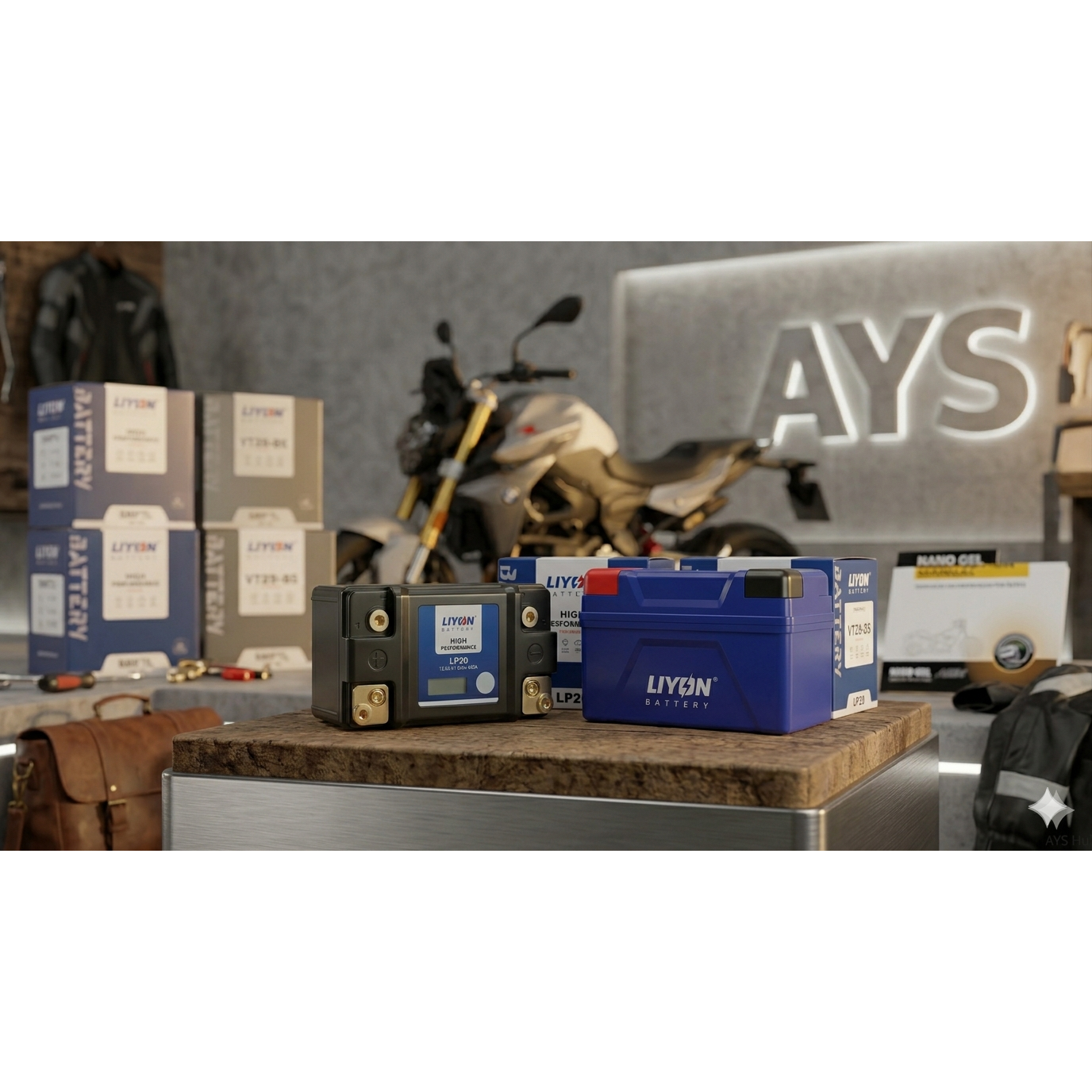 LIYON LP20 Lithium Motorradbatterie (7.8Ah) | AYS