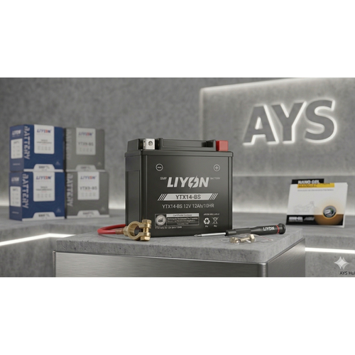 LIYON 6MF14 YTX14-BS Motorradbatterie 12V 14Ah AGM