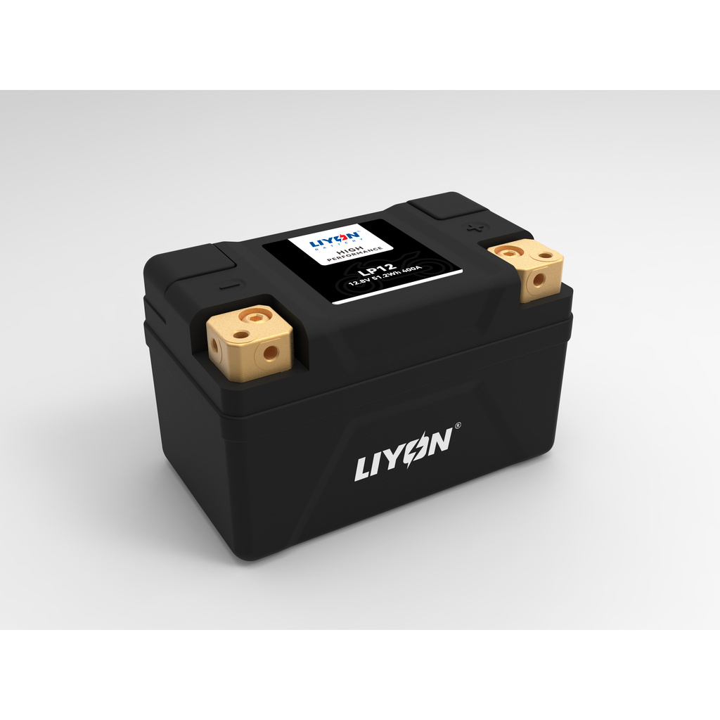 LIYON LP12 Lithium Motorradbatterie (4Ah) – Ultra-Leichtbau | AYS