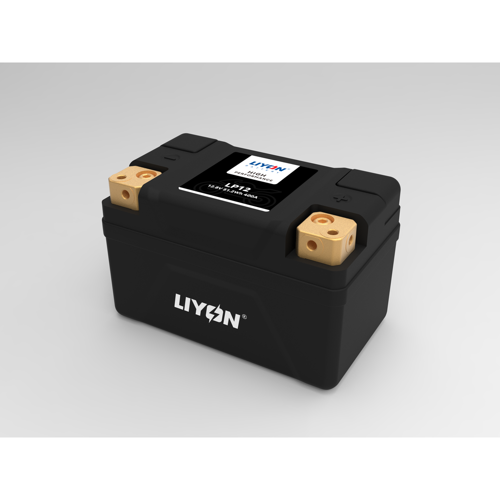 LIYON LP12 Lithium Motorradbatterie (4Ah) – Ultra-Leichtbau | AYS