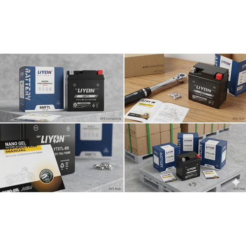 YTX7L-BS Ersatz LIYON 6MF7L AGM Batterie