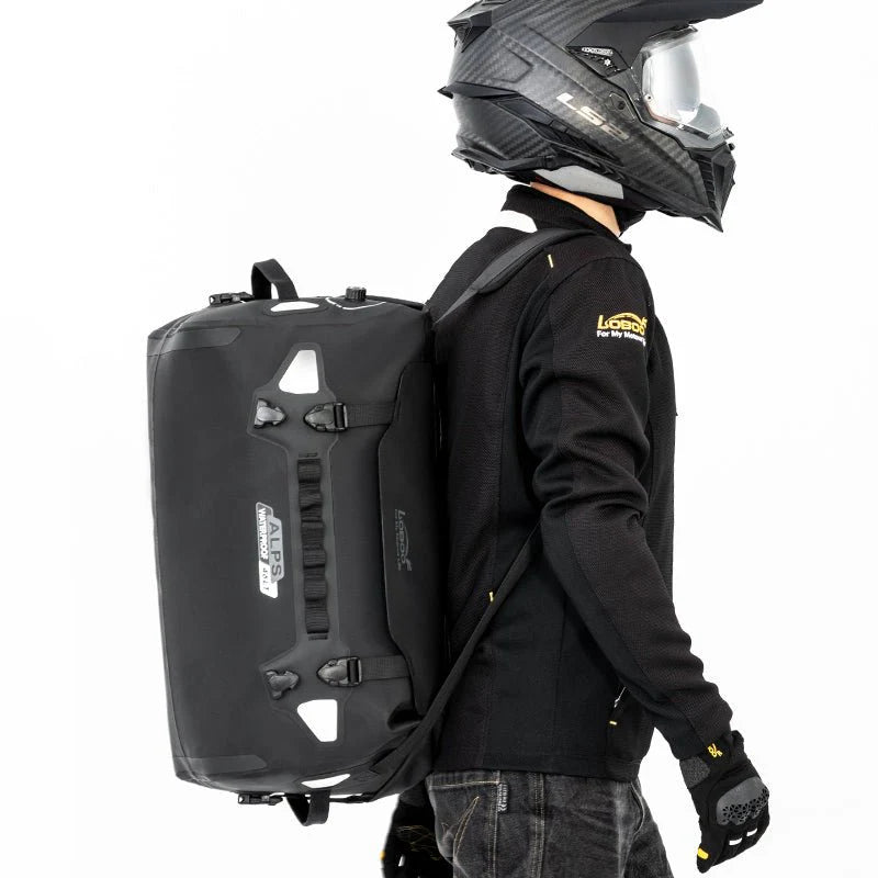 LOBOO Alps Series 46L TPU Waterproof Tail Bag – The Ultimate All-Weather Touring Companion