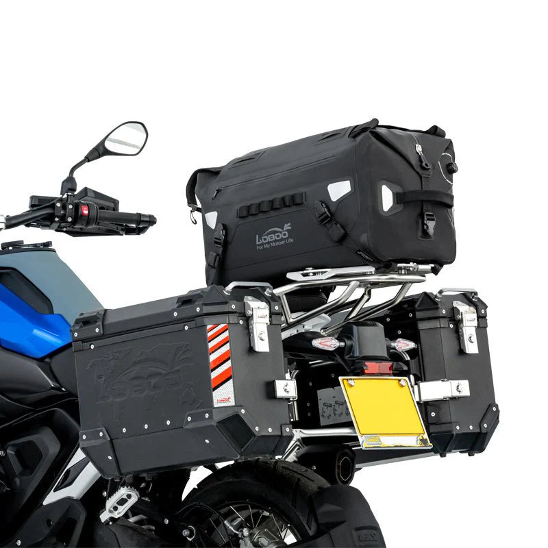 LOBOO Alps Series 46L TPU Waterproof Tail Bag – The Ultimate All-Weather Touring Companion