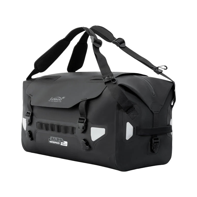 LOBOO Alps Series 46L TPU Waterproof Tail Bag – The Ultimate All-Weather Touring Companion