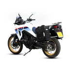 LOBOO Alps Aufblasbare Wasserdichte Seitentaschen (23L/30L) — Stoßdämpfendes Soft-Pannier-System mit Diebstahlsicherung für Motorrad-Adventure-Touren