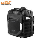 LOBOO Alps Aufblasbare Wasserdichte Seitentaschen (23L/30L) — Stoßdämpfendes Soft-Pannier-System mit Diebstahlsicherung für Motorrad-Adventure-Touren