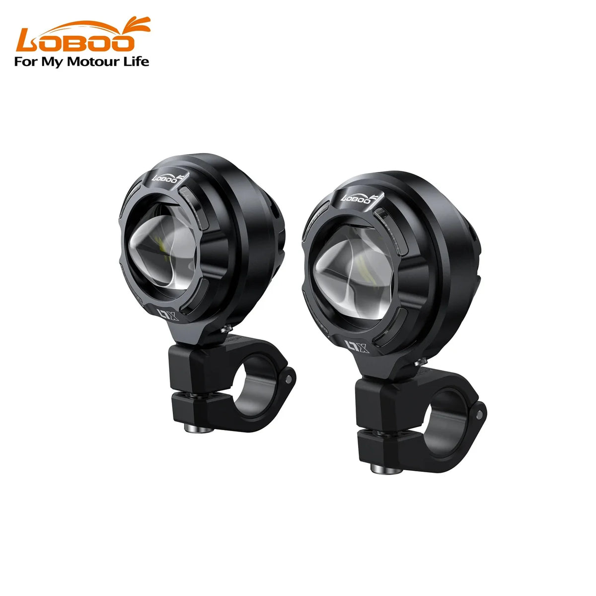 LOBOO L7X LED Zusatzscheinwerfer Motorrad – High & Low Beam