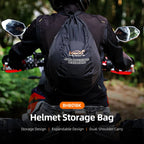 LOBOO „Rider Essentials“ Adventure Bundle – Aufblasbare Sturzbügeltasche & Faltbarer Helm-Rucksack