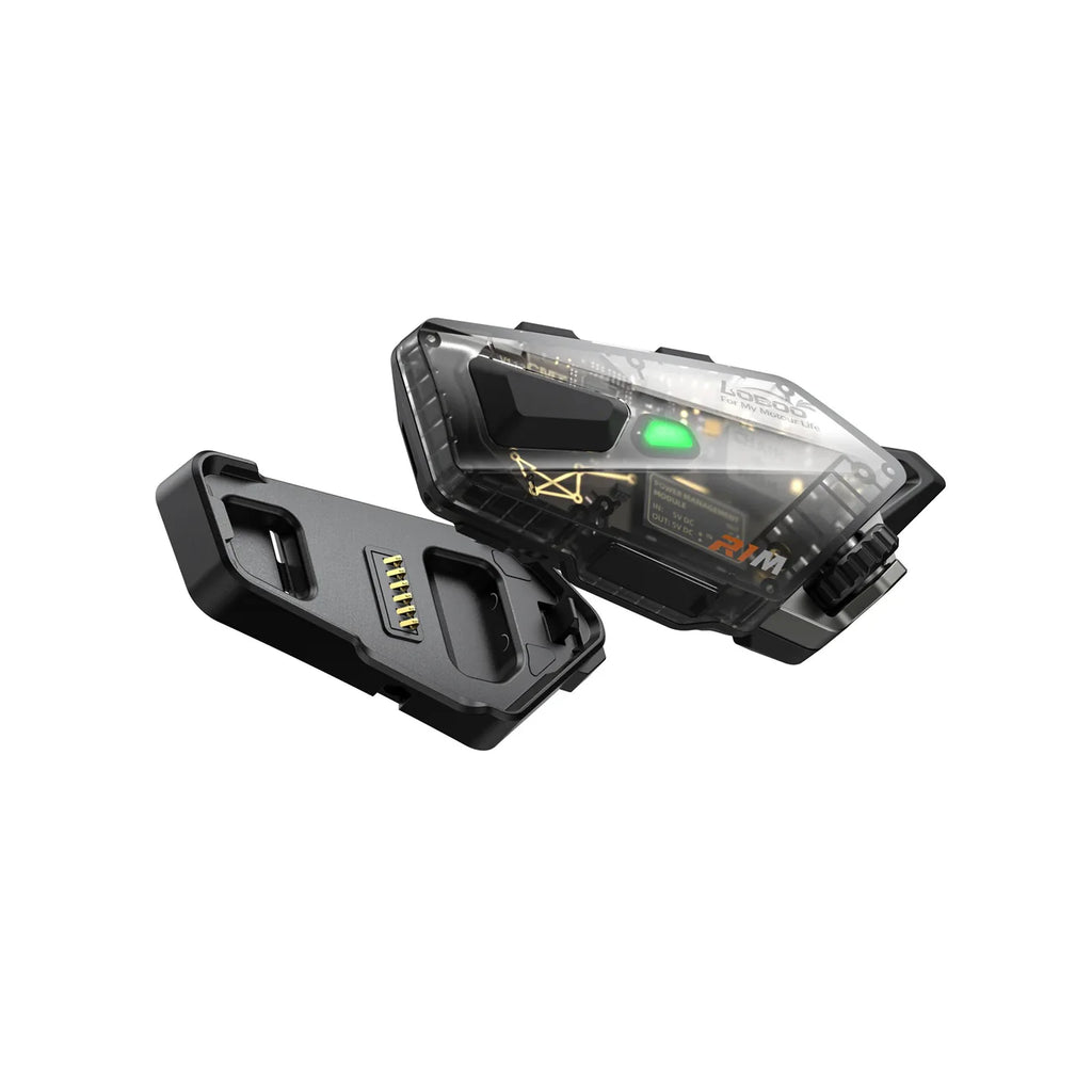 LOBOO R1M Motorcycle Intercom Helmet Headset – 24-Rider Bluetooth Mesh, 60H, IP67