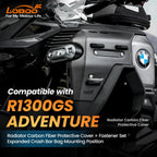 LOBOO Carbon Kühlerschutz für BMW R 1300 GS Adventure – Echtcarbon