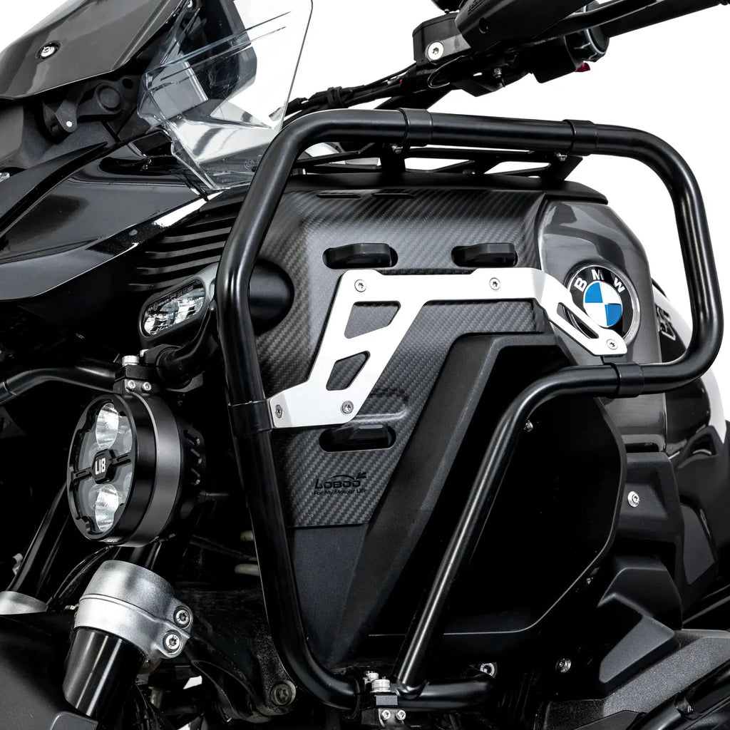 LOBOO Carbon Kühlerschutz für BMW R 1300 GS Adventure – Echtcarbon