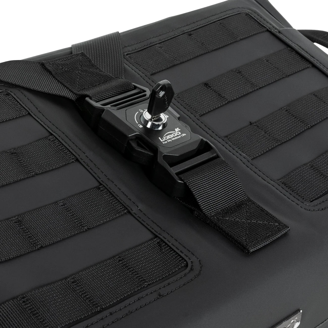 LOBOO Wanderer Wasserdichte Seitentaschen (40L/40L) — Kompaktes Quick-Release Soft-Pannier-System mit MOLLE-Erweiterung für Motorrad-Adventure-Touren