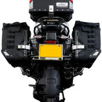 LOBOO Wanderer Wasserdichte Seitentaschen (40L/40L) — Kompaktes Quick-Release Soft-Pannier-System mit MOLLE-Erweiterung für Motorrad-Adventure-Touren