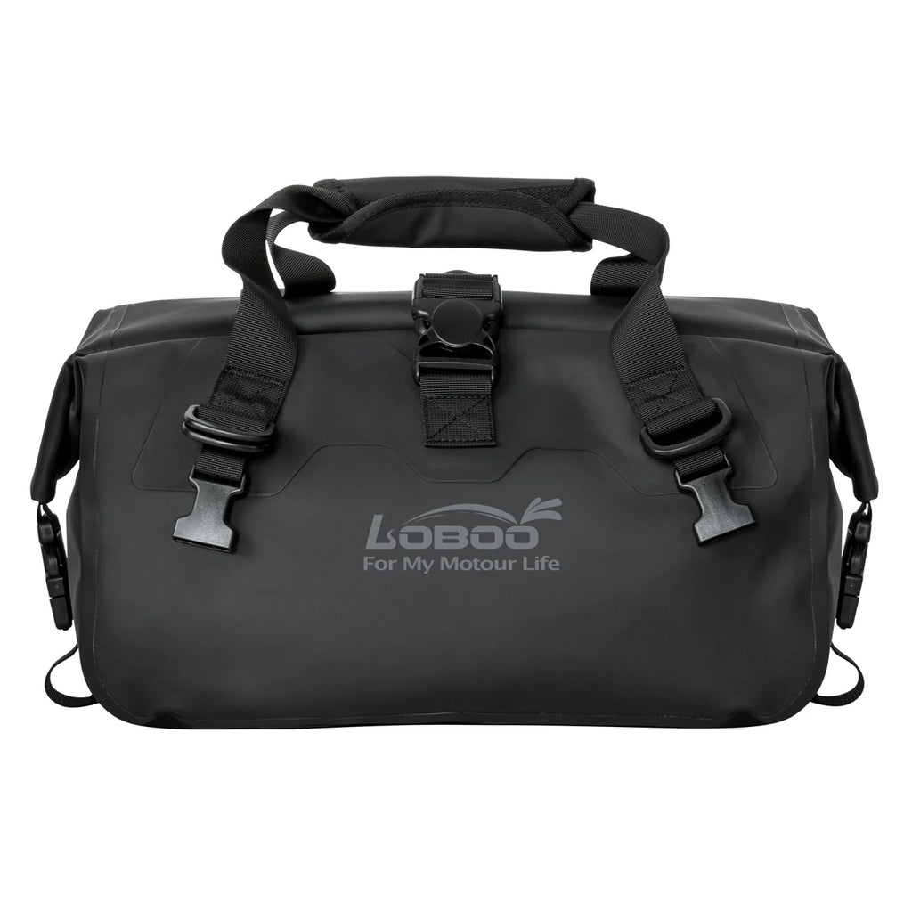LOBOO Wanderer Wasserdichte Seitentaschen (40L/40L) — Kompaktes Quick-Release Soft-Pannier-System mit MOLLE-Erweiterung für Motorrad-Adventure-Touren