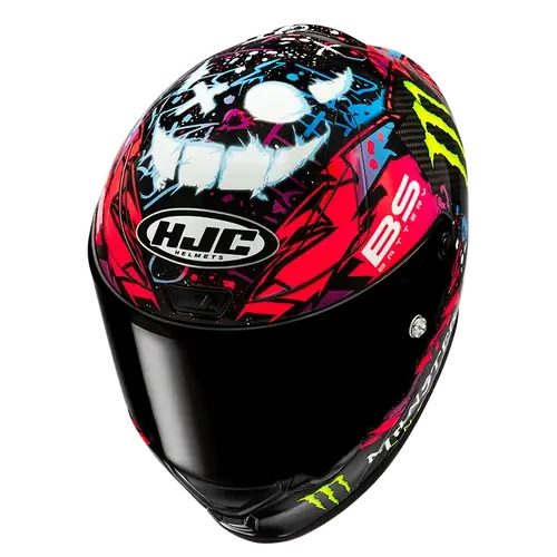 HJC RPHA 1 V2 Carbon Funky Diablo MC8 – FIM Racing Motorradhelm
