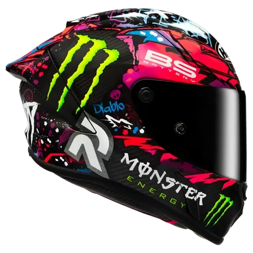 HJC RPHA 1 V2 Carbon Funky Diablo MC8 – FIM Racing Motorradhelm