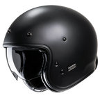 HJC V31 SOLID Semi Flat Black Jethelm – Fiberglas