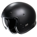 HJC V31 SOLID Semi Flat Black Jethelm – Fiberglas